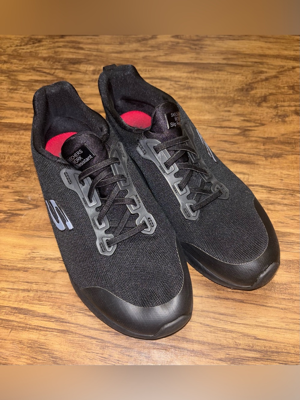 Skechers Slip-on Work Slip-resistant Shoes Size 9.5